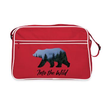 Dans la nature - Sac Retro - rouge/blanc - Devant
