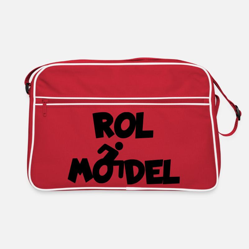 Jeder Rollstuhlfahrer ist ein Vorbild # Retro Tasche
