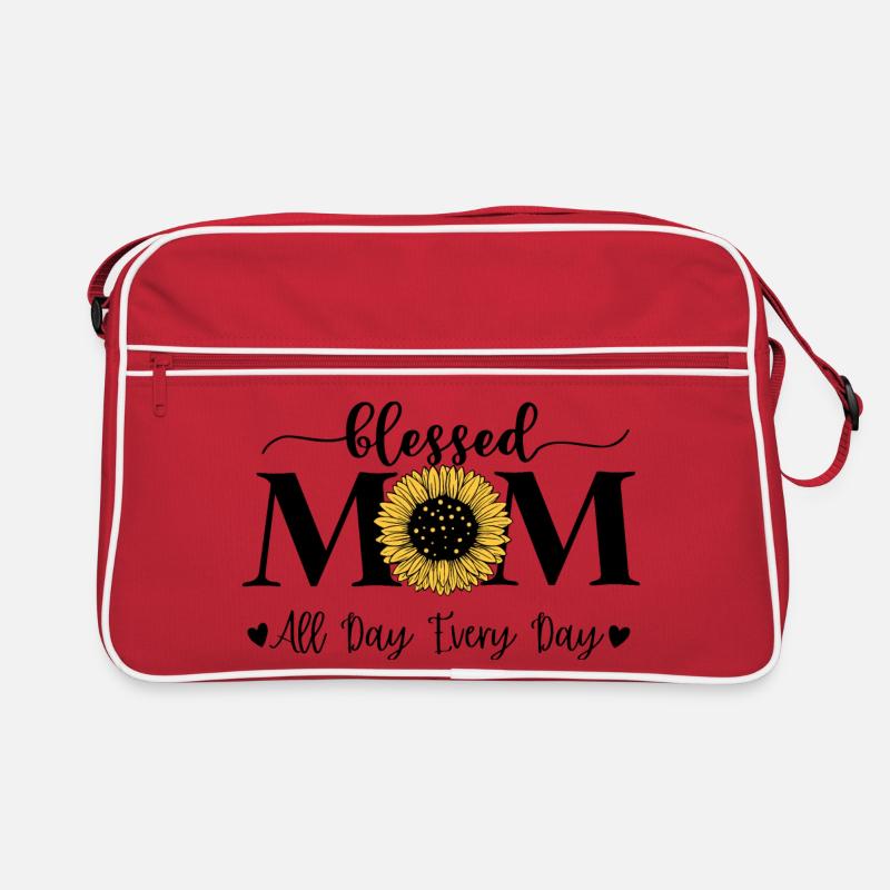 Mutterschaft Freude Sonnenblume Design Muttertag Retro Tasche