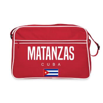 Matanzas Cuba Cubains - Sac Retro - rouge/blanc - Devant