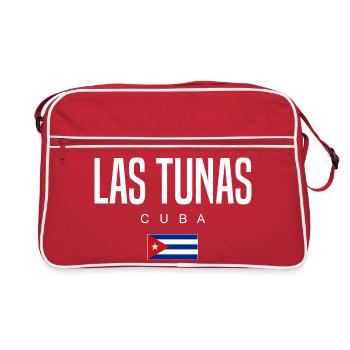 Las Tunas Cuba Cubains - Sac Retro - rouge/blanc - Devant