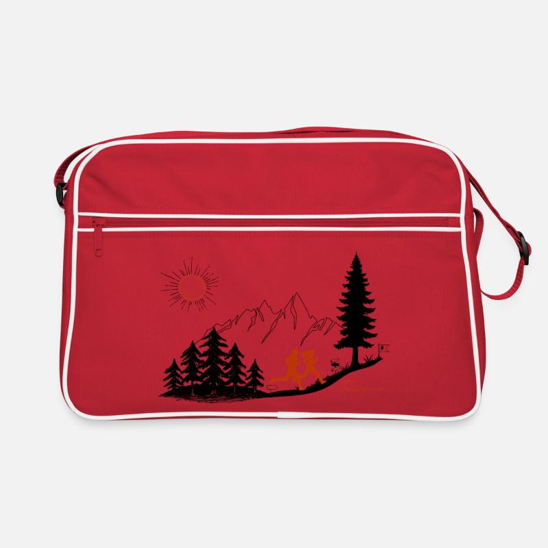 Trail Runner Gift Runner Mountains T-Shirt Pullover Sweat à capuche Sac Retro