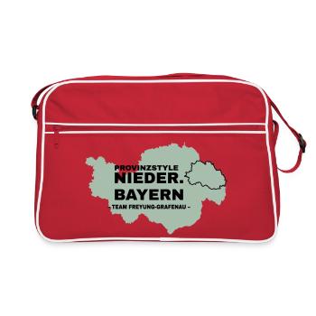 Basse-Bavière | FREYUNG-GRAFENAU - Sac Retro - rouge/blanc - Devant