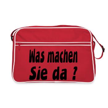 Work - Retro Bag - red/white - Front