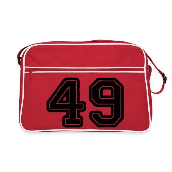 49 - Retro Bag - red/white - Front