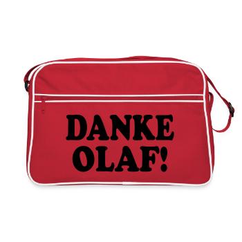 Thank you olaf - Retro Bag - red/white - Front