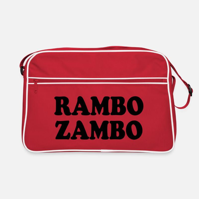Rambo zambo - Retro Tasche - Rot/Weiß