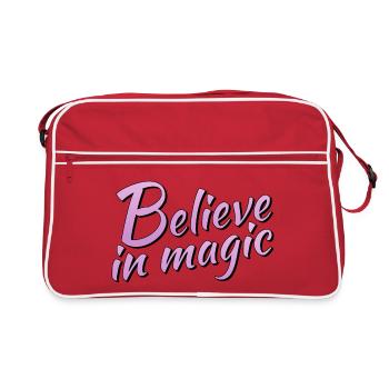 Croire en la magie - Sac Retro - rouge/blanc - Devant