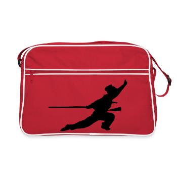 Taichi Qiong Kung Fu - Sac Retro - rouge/blanc - Devant