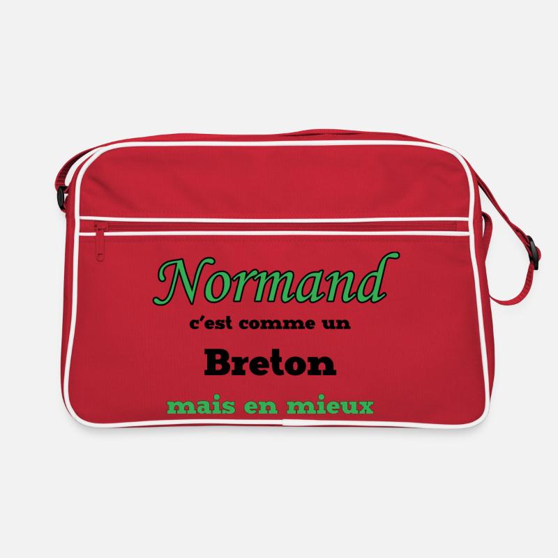 Normand Vert Élégant Script Sac Retro