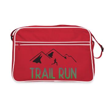 Course de sentier - Sac Retro - rouge/blanc - Devant