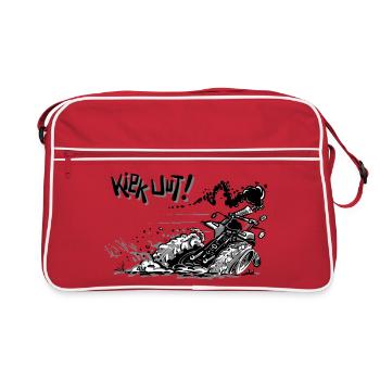 Kiek uut links - Retro Bag - red/white - Front