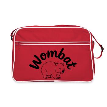 Wombat - Sac Retro - rouge/blanc - Devant