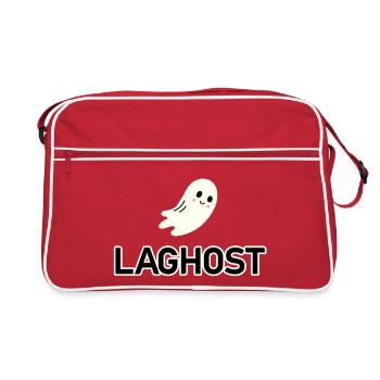 Laghost: Ghost Sweet Smile - Retro Bag - red/white - Front