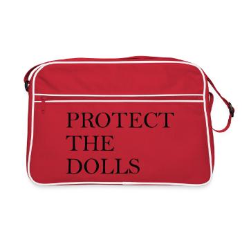 PROTECT THE DOLLS - Pride - Retro Tasche - Rot/Weiß - Vorne
