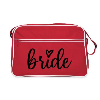 Bride - Retro Bag - red/white - Front