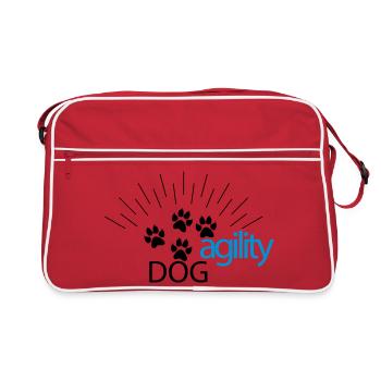 agility - Retro Bag - red/white - Front