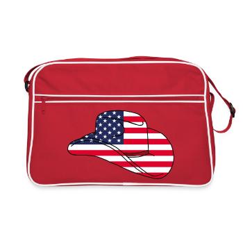 Usa hat - Retro Bag - red/white - Front