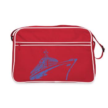 Cruise Ship Cruise Ship Luxury - Retro Bag - red/white - Front
