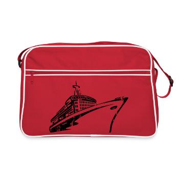 Cruise Ship Cruise Ship Luxury - Retro Bag - red/white - Front