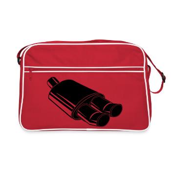 Pièces d’échappement de voiture - Sac Retro - rouge/blanc - Devant