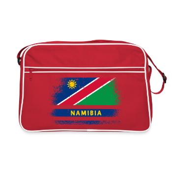 Namibia flag design - Retro Bag - red/white - Front