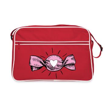 Heart Candy Retro Pop - Retro Bag - red/white - Front