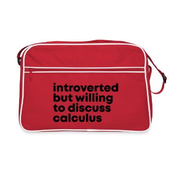 Calcul différentiel Calcul différentiel Calcul - Sac Retro - rouge/blanc - Devant