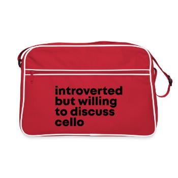 Cello Cello Cello - Retro Bag - red/white - Front