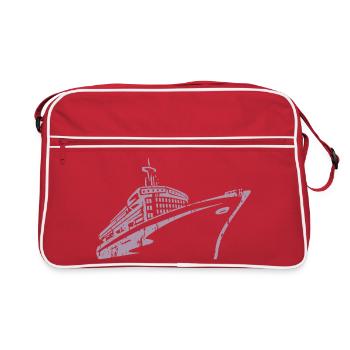 Cruise Ship Cruise Ship Luxury - Retro Bag - red/white - Front