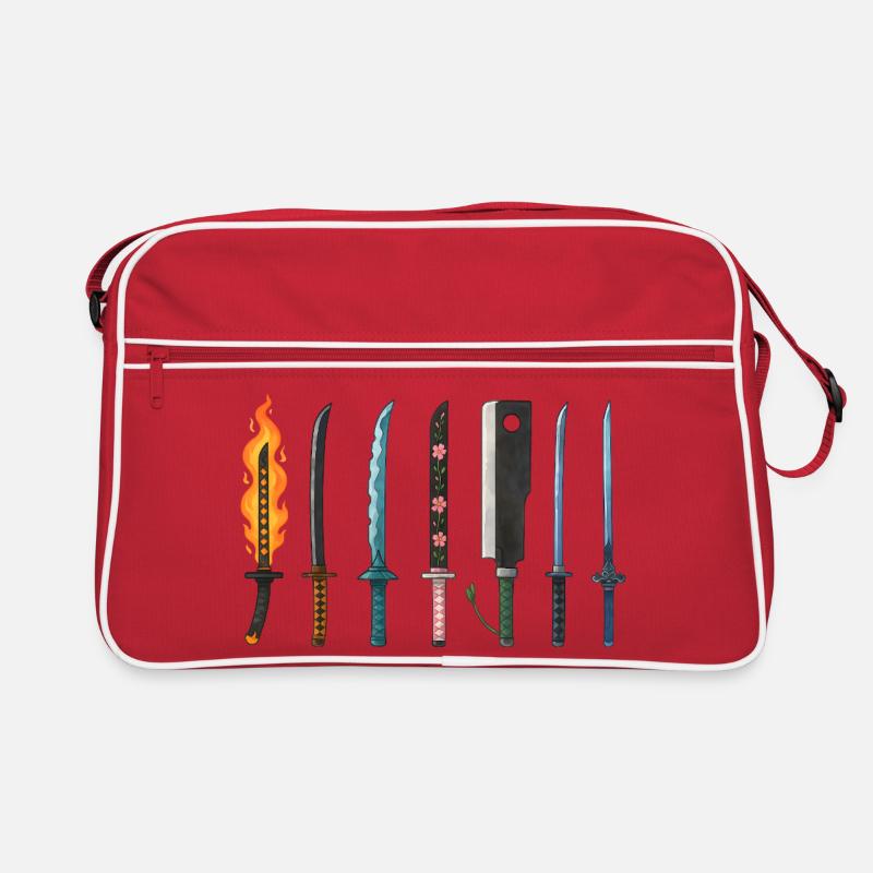 Anime Schwerter Sammlung Design Retro Tasche