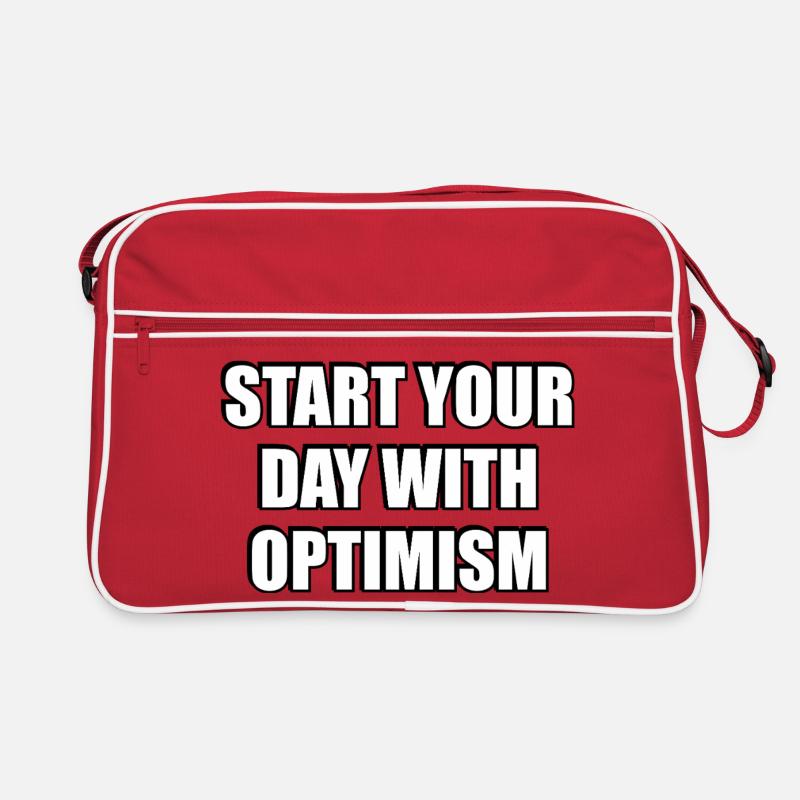 Start Your Day With Optimism Retro Bag