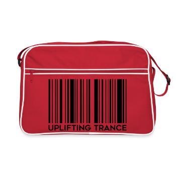 Code-barres Trance édifiant - Sac Retro - rouge/blanc - Devant