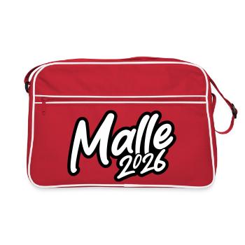 Malle 2026 - Sac Retro - rouge/blanc - Devant