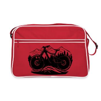Vtt - Sac Retro - rouge/blanc - Devant