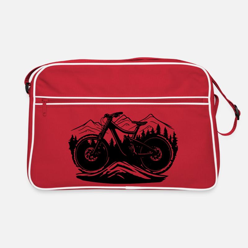Mountainbiken Retro Tasche