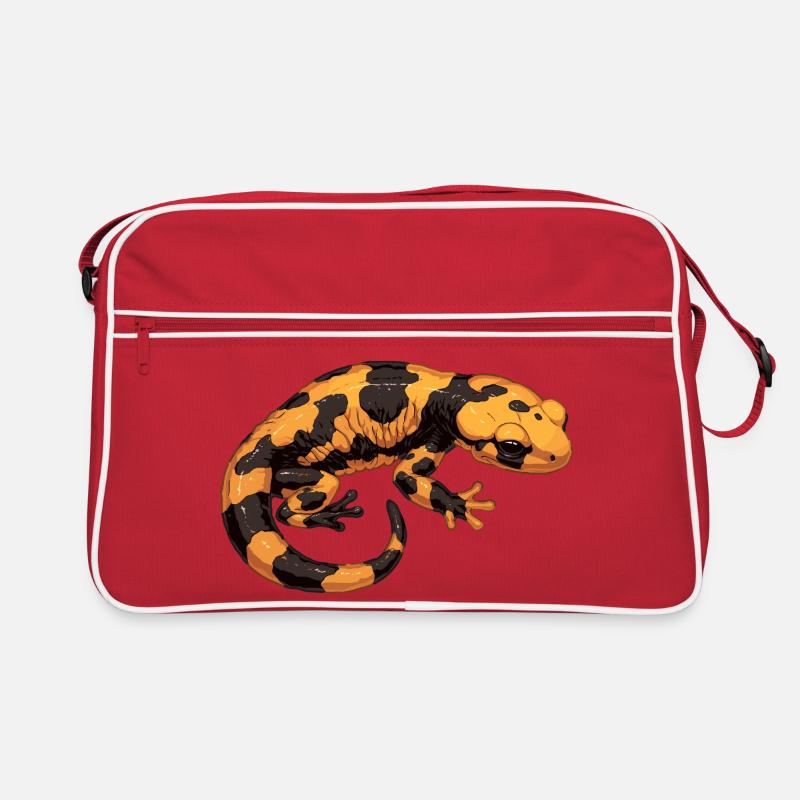 Feuersalamander Salamander Retro Tasche