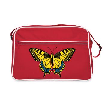 Schmetterling – Papillon - Sac Retro - rouge/blanc - Devant