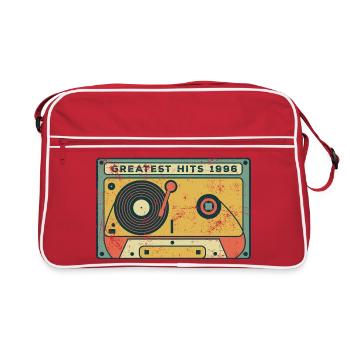 30e anniversaire du millésime 1996 - Sac Retro - rouge/blanc - Devant