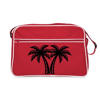 Icône de Palm Island - Sac Retro - rouge/blanc - Devant