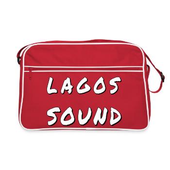 Lagos Sound – Algarve Music Design - Sac Retro - rouge/blanc - Devant