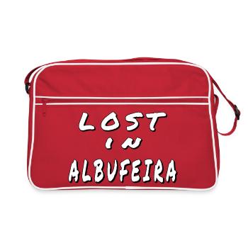 Lost in Albufeira – Algarve Design - Sac Retro - rouge/blanc - Devant