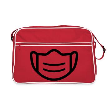 masque - Sac Retro - rouge/blanc - Devant