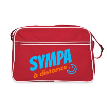 Sympa à distance - Sac Retro - rouge/blanc - Devant