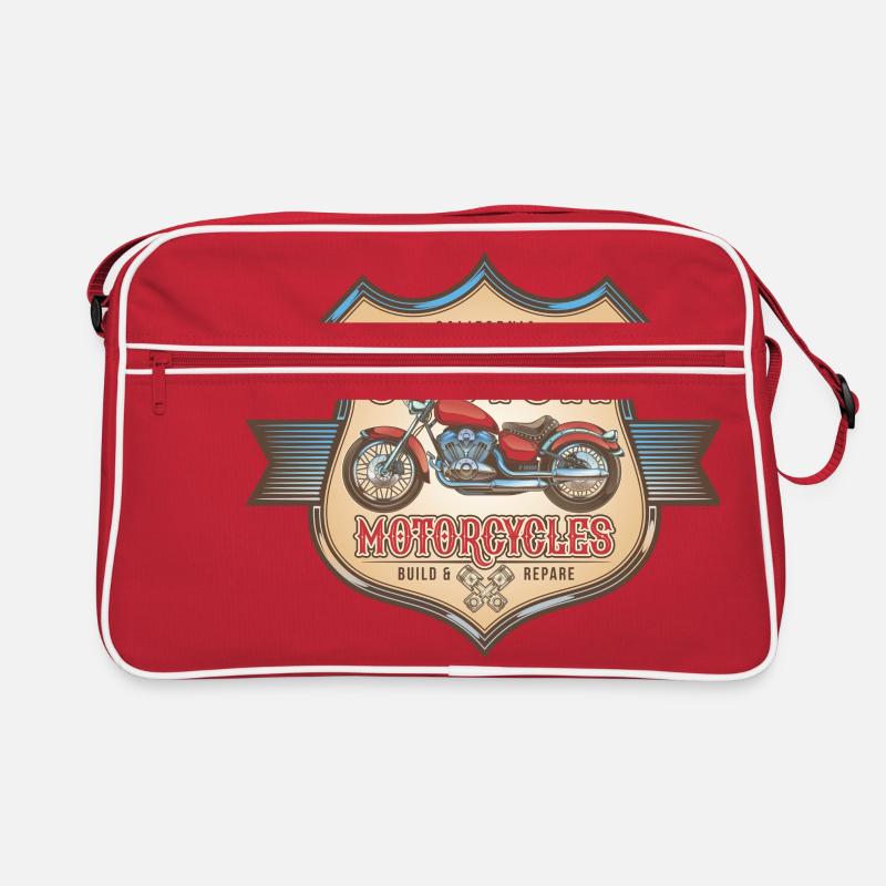 Custom Motorcycles Retro Tasche