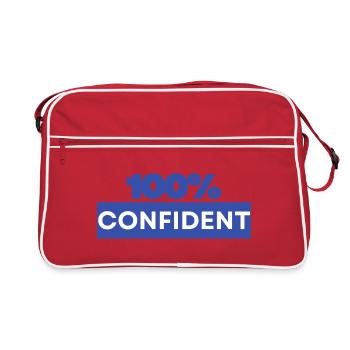 100% confident - Retro Bag - red/white - Front