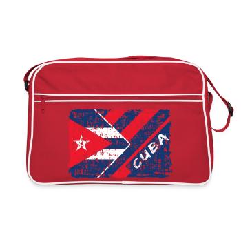 Cuba Flags Design / Gift North America - Retro Bag - red/white - Front