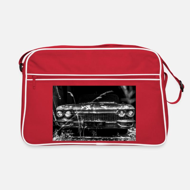 Cadillac classic car - Retro Bag - red/white