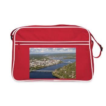 Rovaniemi - Sac Retro - rouge/blanc - Devant