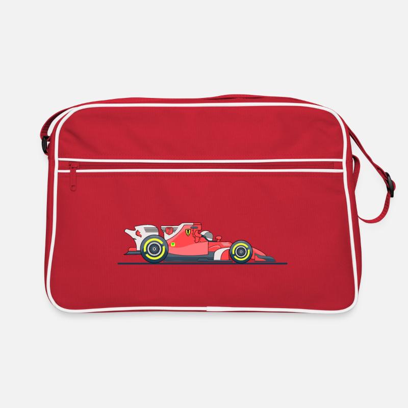 Course de voitures de course Sac Retro